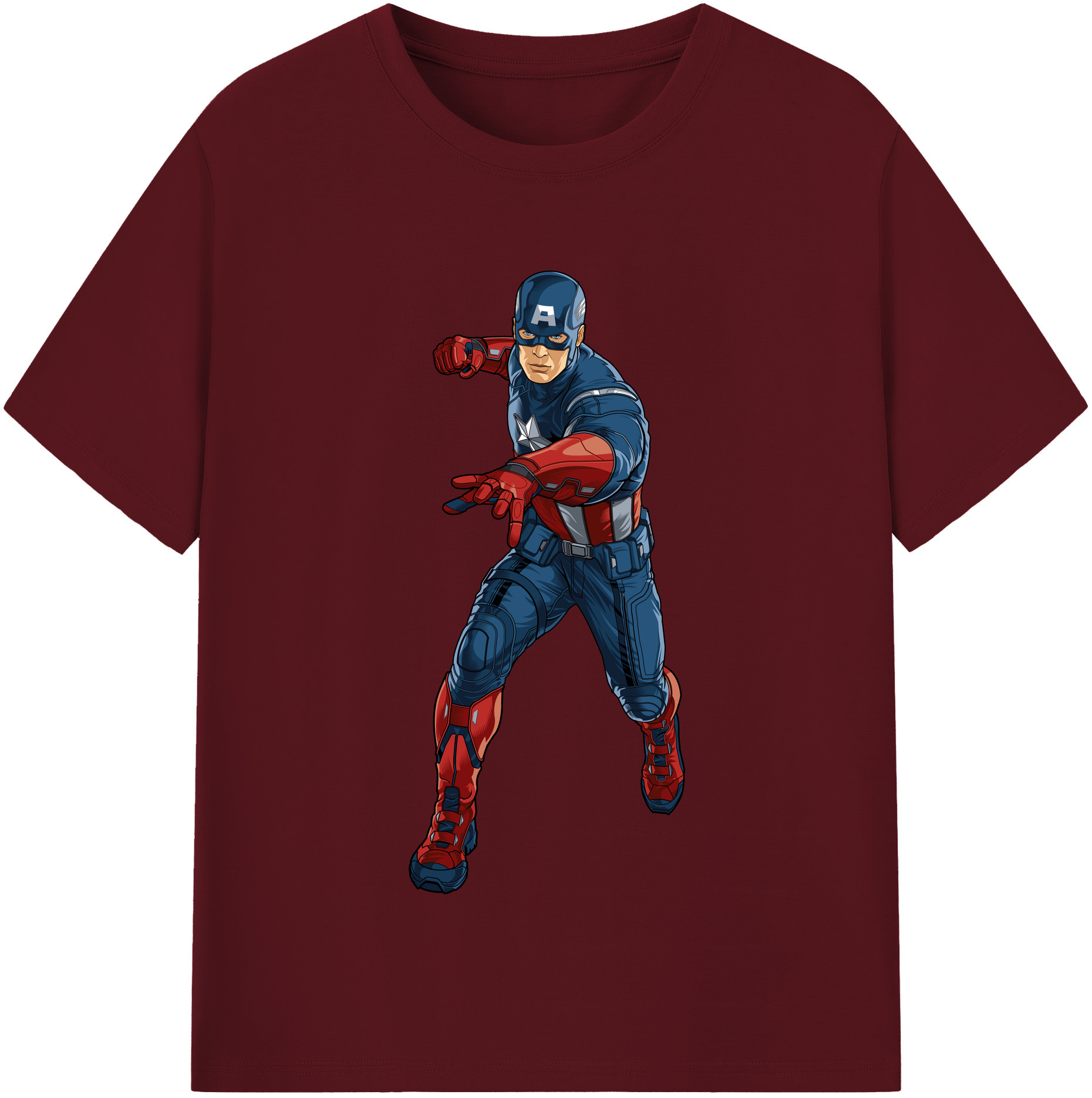 （画像用） アベンジャーズ The Avengers 綿100％半袖Tシャツ（フロントプリント）